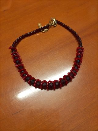 Collar Gargantilla Granate