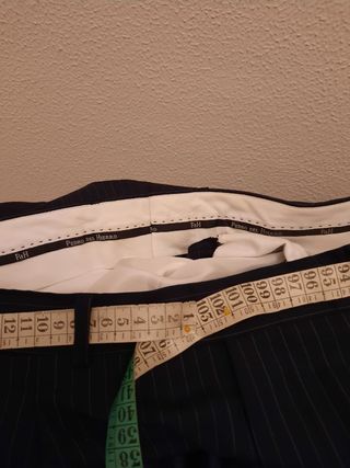Traje caballero gris raya diplomatica