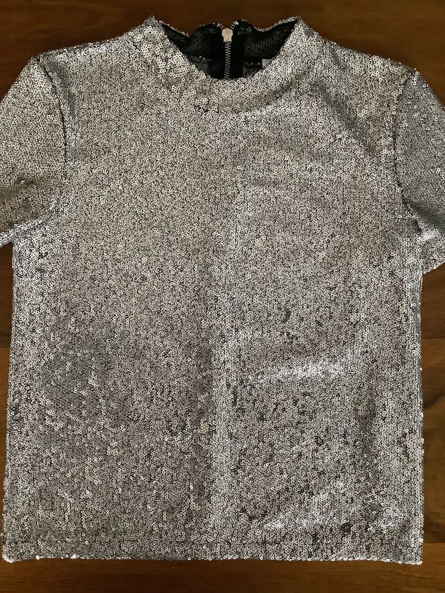 maglia paiettata Zara