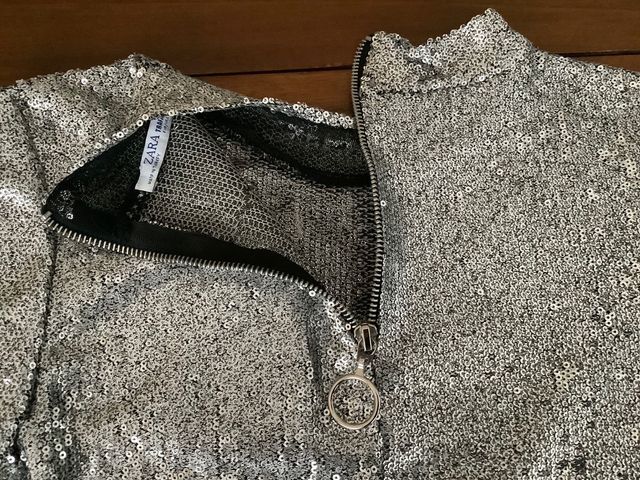 maglia paiettata Zara