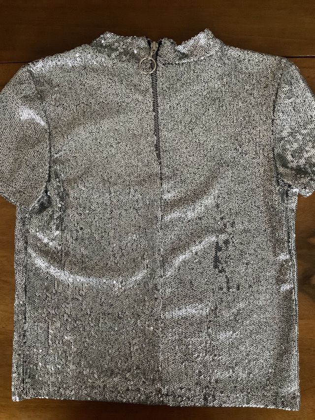 maglia paiettata Zara