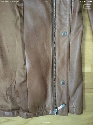 cazadora piel Burberry