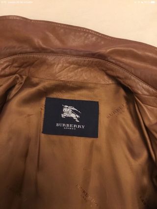 cazadora piel Burberry