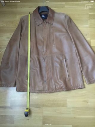 cazadora piel Burberry