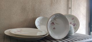 Vajilla porcelana SANTA CLARA