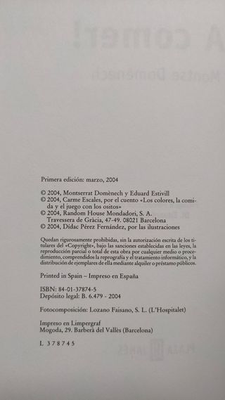 ¡A comer! - Montse Domènech