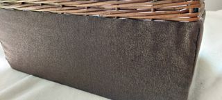 Cesta mimbre marrón