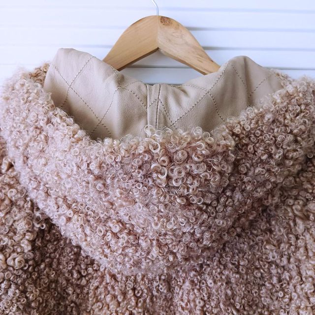 Abrigo de piel de peletería