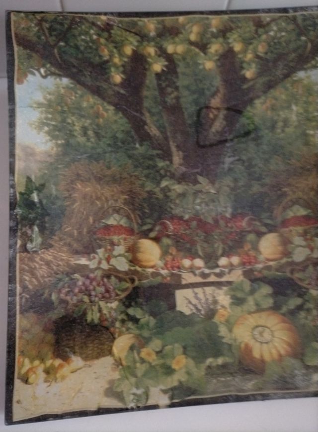 BANDEJA CRISTAL DECOUPAGE