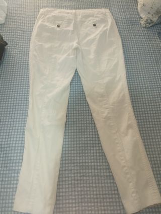 Pantalón blanco zara 
