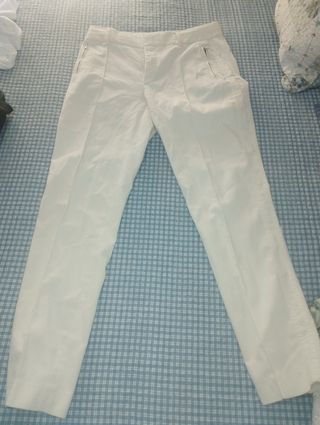 Pantalón blanco zara 