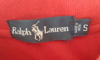 Polo rojo hombre 
