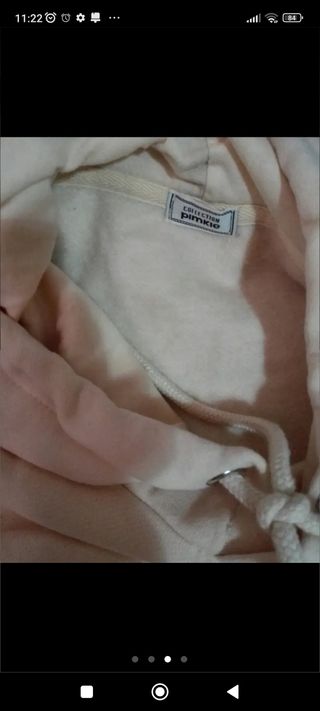 sudadera talla XL pimkie rosa claro