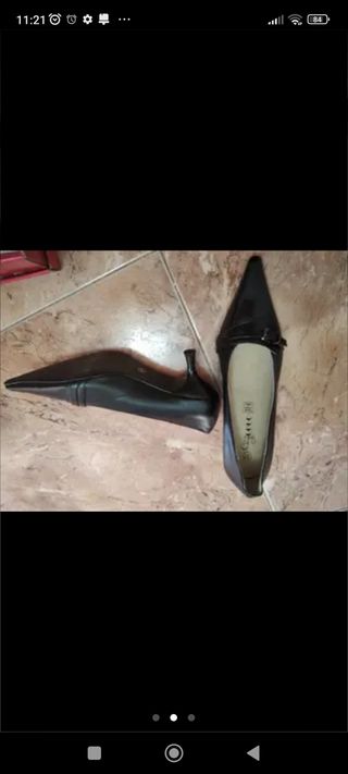 Zapatos número 37 negro 
