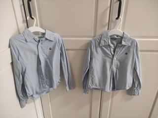 Dos camisas hermanos iguales talla 4 años