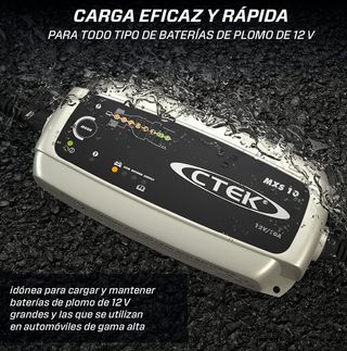 CTEK MXS 10 Cargador Batería 12V 10A, Para Batería
