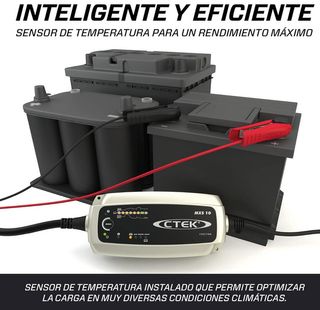 CTEK MXS 10 Cargador Batería 12V 10A, Para Batería