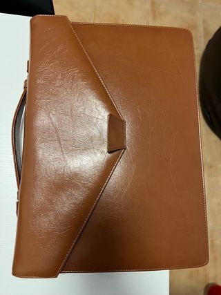 Maletin de piel portadocumentos