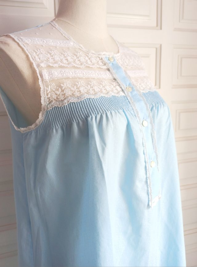Camicia da notte vintage in pizzo 