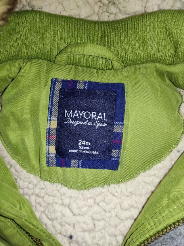 Abrigo Mayoral niño