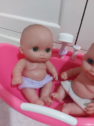 Bañera con bebes