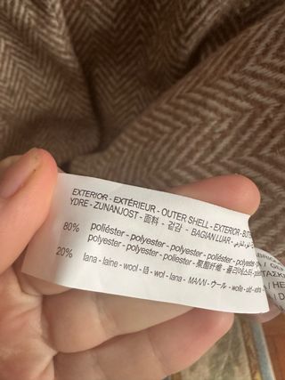 Abrigo marron de Stradivarius