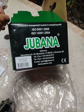 Motor de arranque jubana