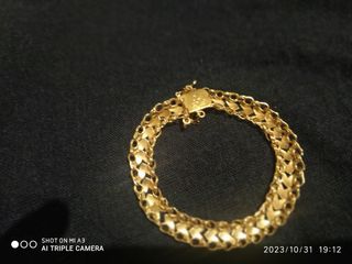 Pulsera de oro 18 k. filigranas 