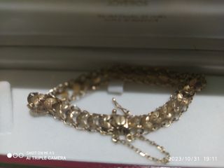 Pulsera de oro 18 k. filigranas 