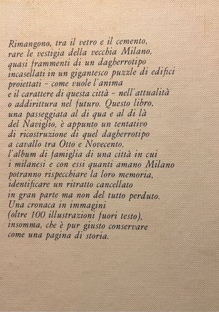 Milano di ieri a cura di G. Titta Rosa