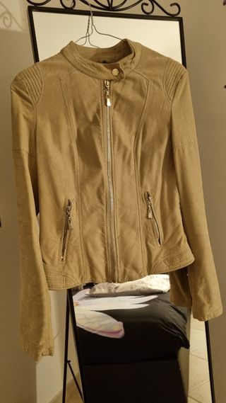 Giubbotto ecopelle donna