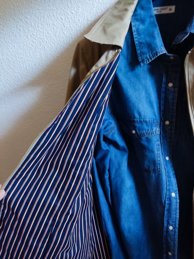 Gabardina reversible Cortefiel