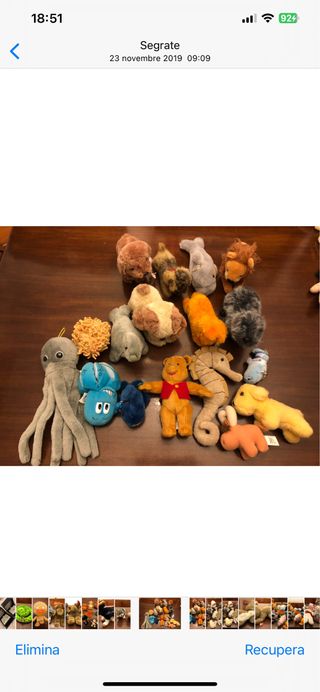 peluches piccoli tutti gli animali