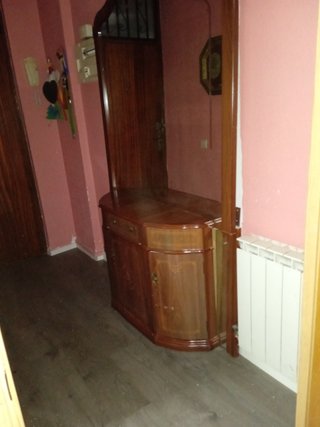 Mueble zapatero con espejo