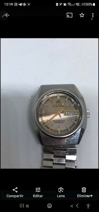 Reloj suizo automático.
