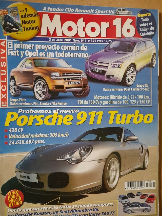 Revista Motor 16 n: 911 de 2001