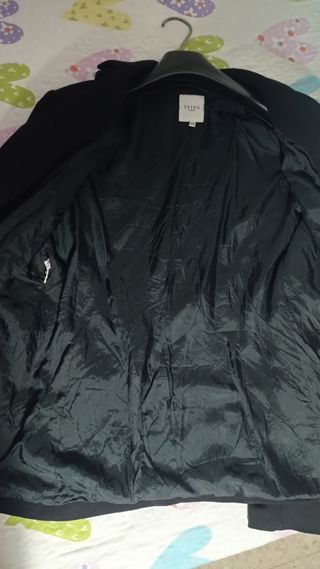 Chaqueta americana negra de Teide