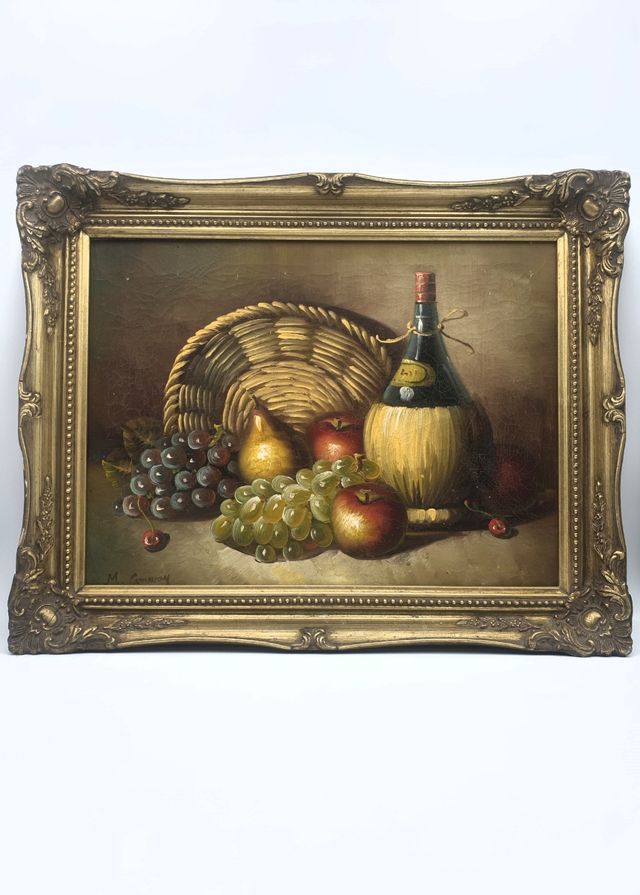 M.CONWAY Siglo XIX Óleo sobre lienzo