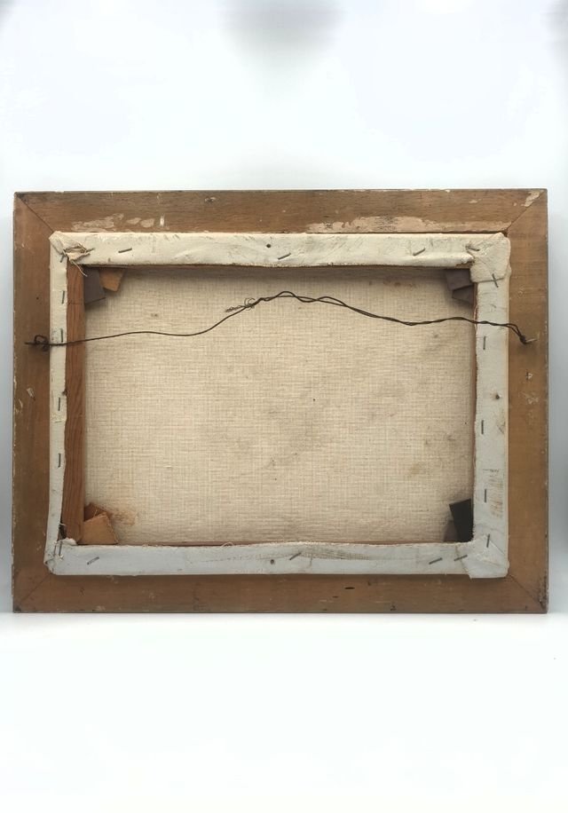 M.CONWAY Siglo XIX Óleo sobre lienzo