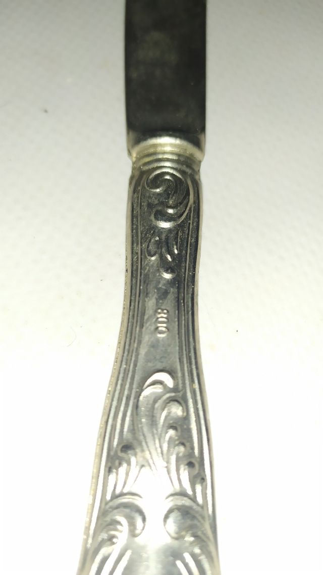 Posate antiche 18 pezzi argento