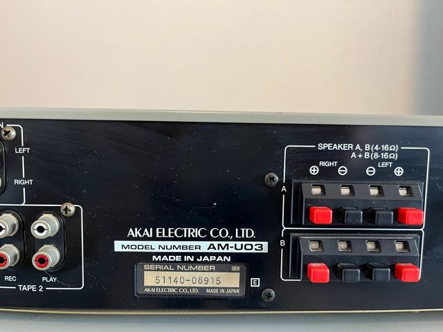 Amplificador HiFi Akai AM U03  - Revisado+Garantia