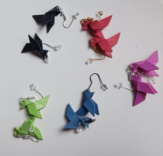 Pendientes pajarita 