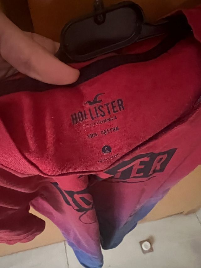 camiseta manga corta hollister