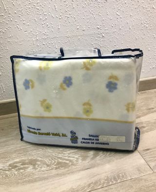 Juego sabanas franela 135 cm Nuevo