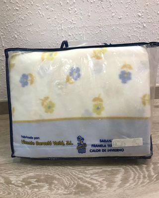 Juego sabanas franela 135 cm Nuevo