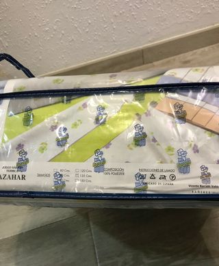 Juego sabanas franela 135 cm Nuevo