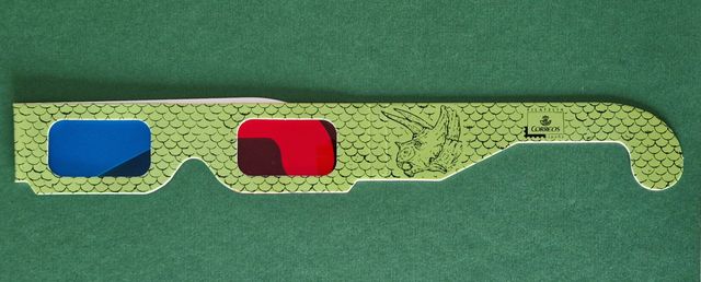 Gafas 3D sellos dinosaurios CORREOS España Libro e