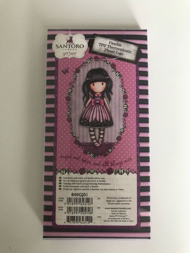 cover phone 8 Santoro London Gorjuss NUOVA