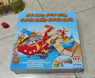 Gioco da tavolo Mattel Greedy Gator - Croco Jungle