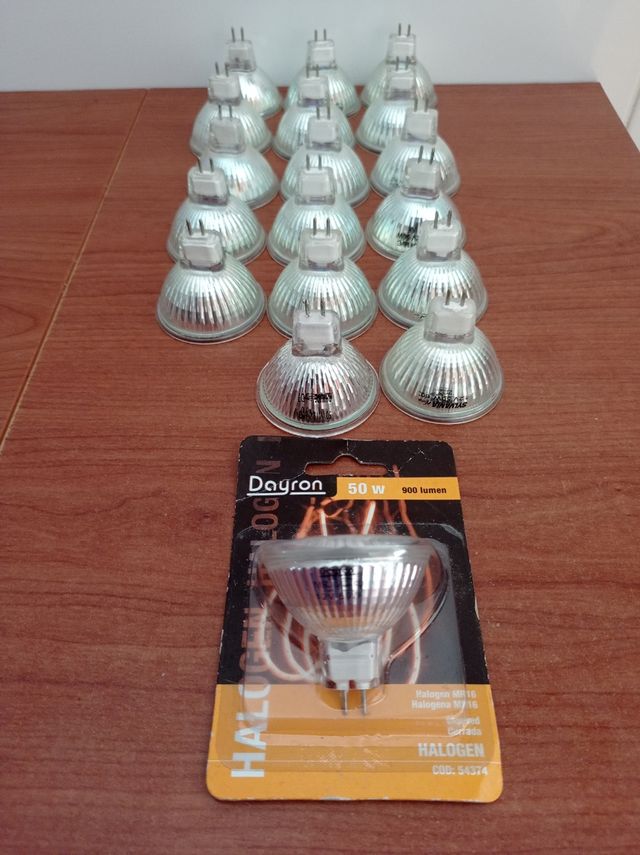 Bombillas halógenas 50w